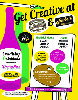Creativity & Cocktails at Aldo's Restaurant